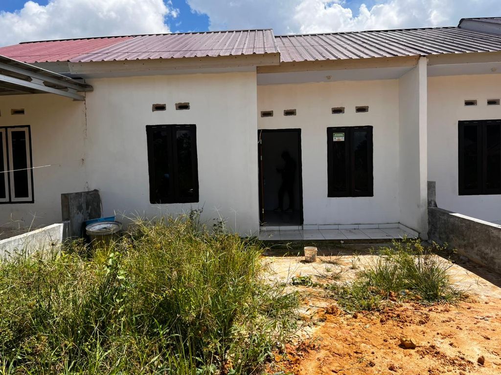 foto tampak rumah tipe new perumahan Bukit Baringeng Permai