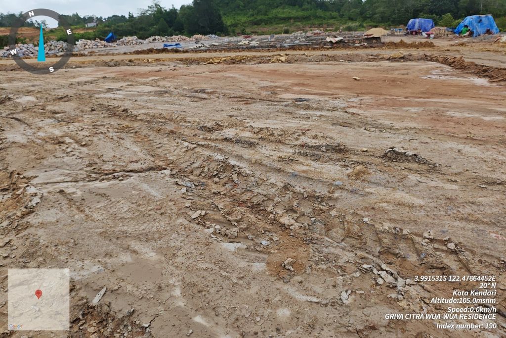 foto posisi tengah perumahan GRIYA CITRA WUA-WUA RESIDENCE