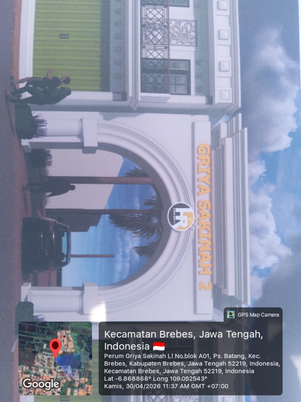 foto gerbang perumahan Griya Sakinah 2