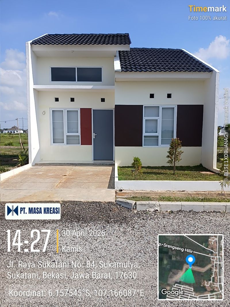 foto contoh rumah perumahan SUKATANI PERMAI