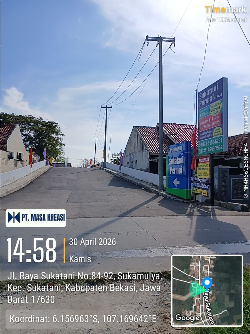 foto gerbang perumahan SUKATANI PERMAI