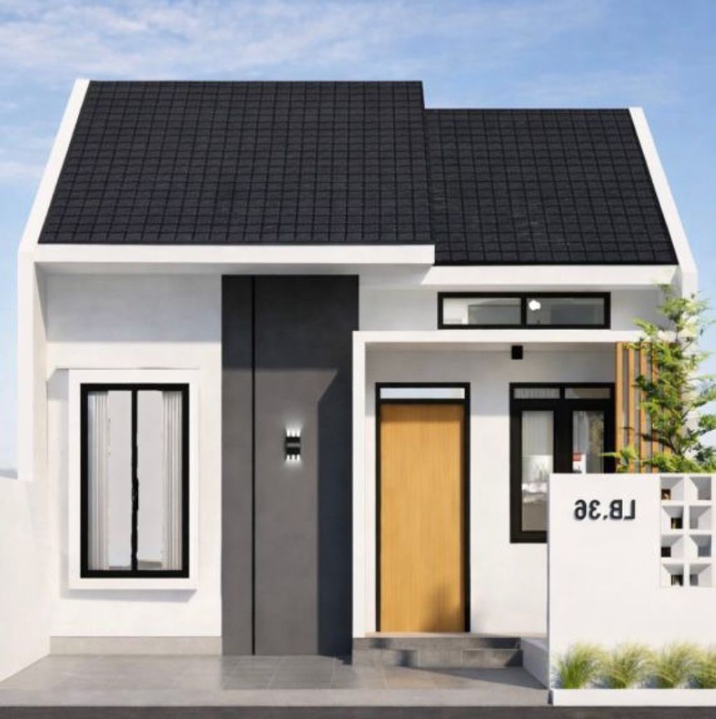 foto tampak rumah tipe 36/84 perumahan Perumahan Nadifa Regency