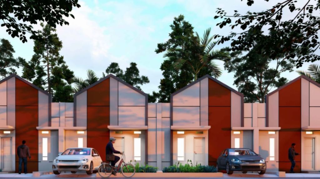 foto tampak rumah tipe 36 perumahan CAKRA HIDAYAT 3 TAHAP 2