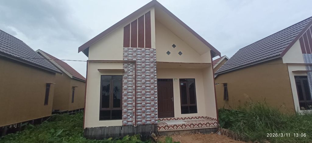 foto tampak rumah tipe 36 perumahan TRI BUDI RESIDENCE
