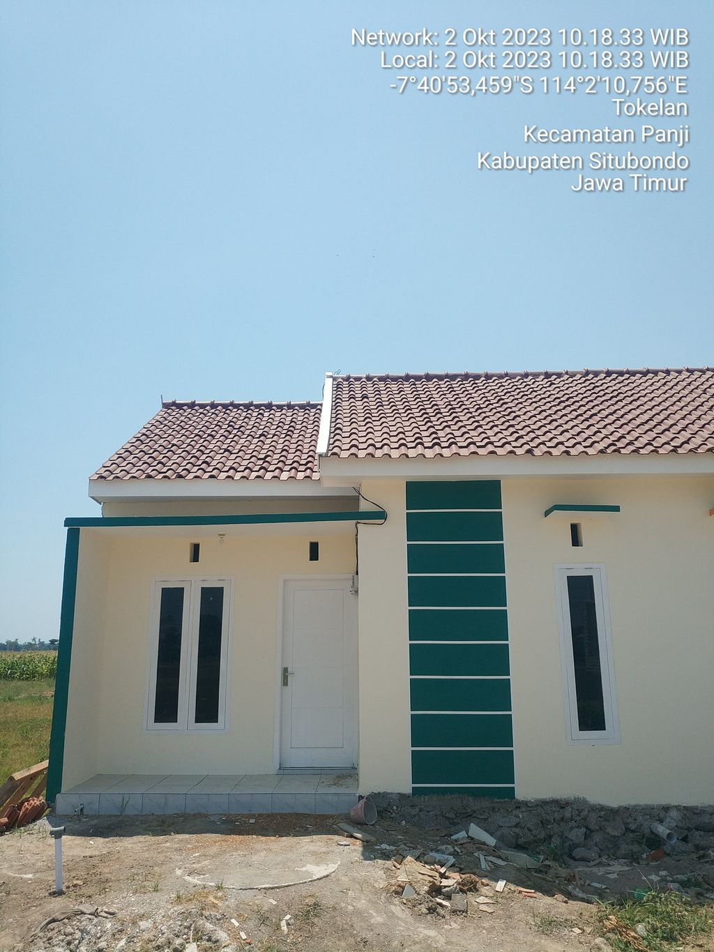 foto tampak rumah tipe Subsidi 166 perumahan Graha Sultan Raya 2 Cluster Regency