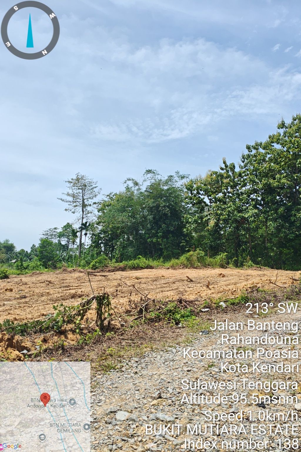 foto posisi tengah perumahan BUKIT MUTIARA ESTATE