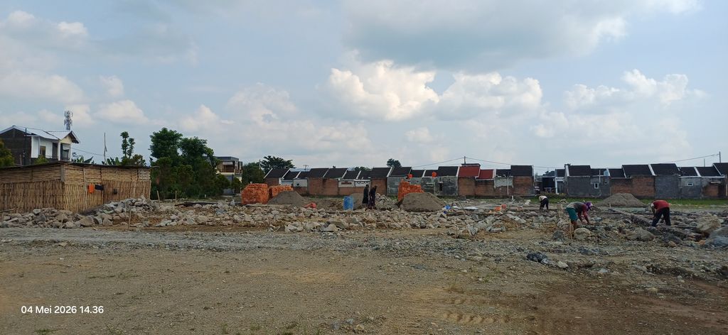foto posisi tengah perumahan Tama Residence Mandan