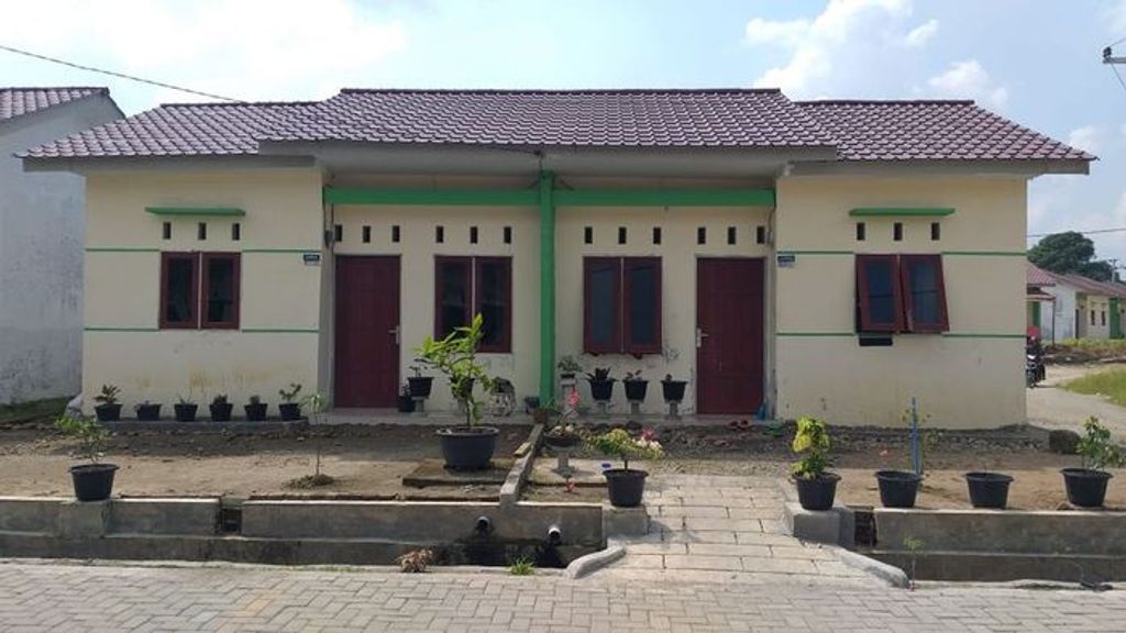 foto tampak rumah tipe Rumah Subsidi 36 perumahan GRIYA MENCIRIM INDAH TAHAP 3