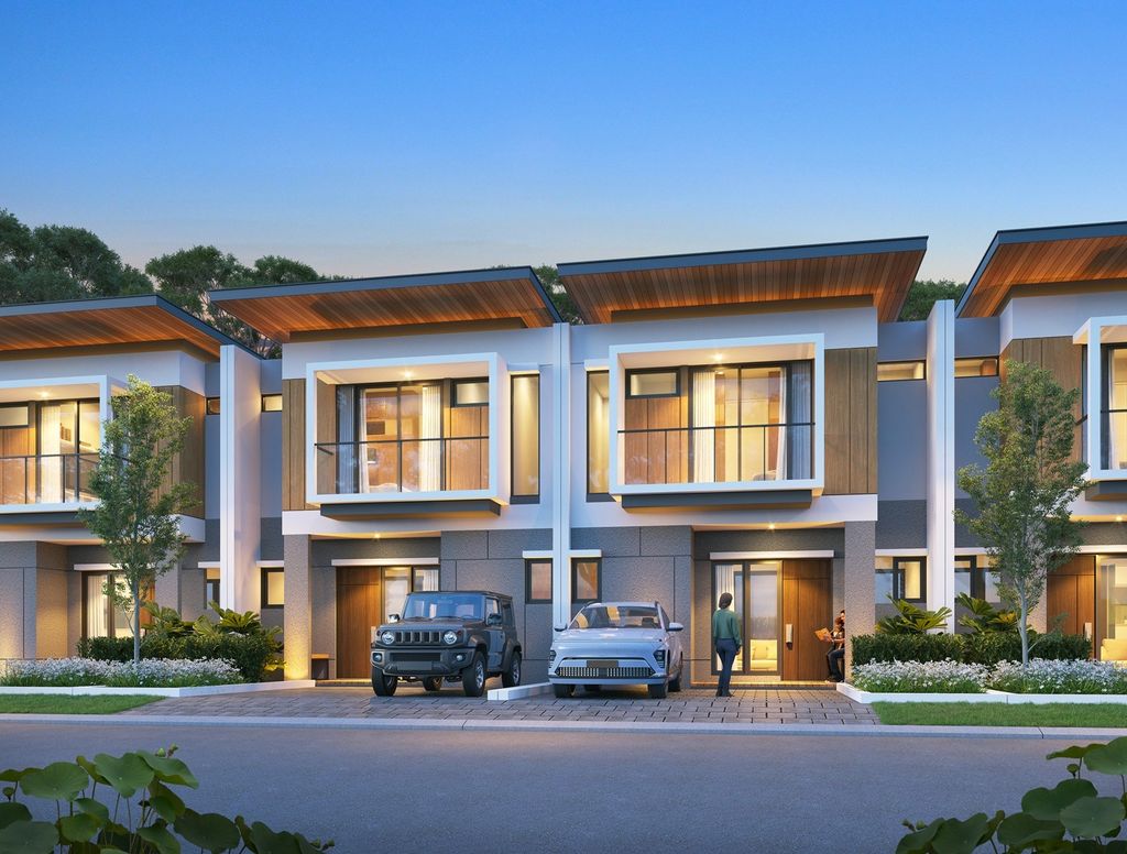 foto tampak rumah tipe ELLISIA 1 75/84 perumahan CITRALAND TEGAL_BRANDELLA