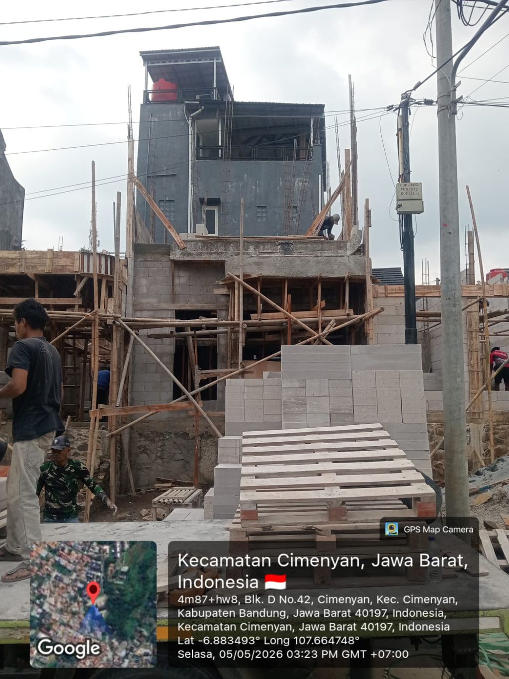 foto tampak rumah tipe 54 Compact (3 kamar) (619) perumahan The Green Padasuka