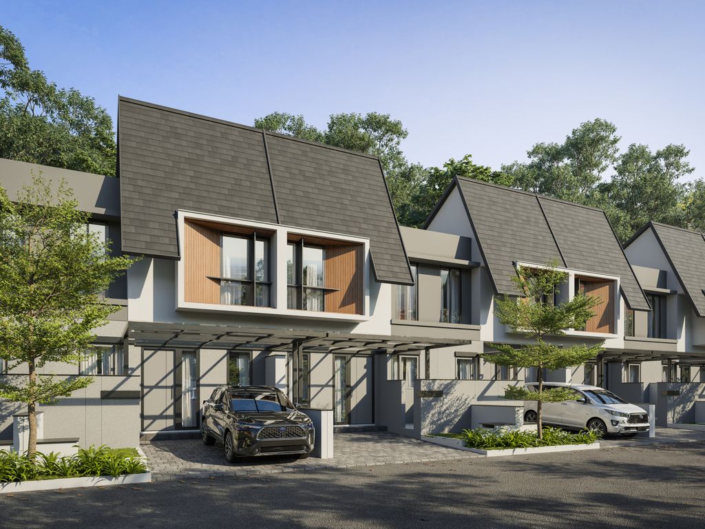 foto tampak rumah tipe FOSA STANDART (Lt. 90, Lb. 76) perumahan HARVEST LINK