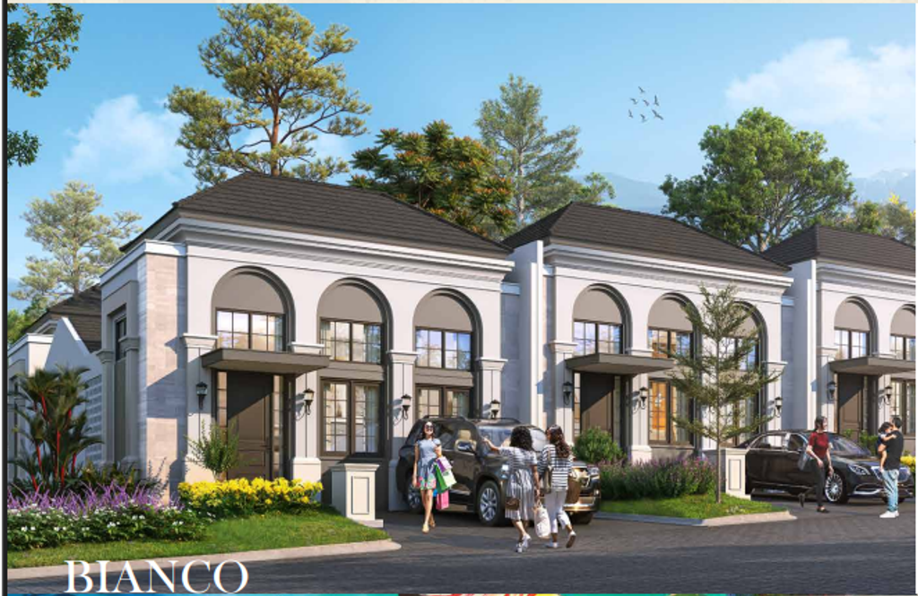 foto tampak rumah tipe BIANCO-S STD - CHI perumahan PERUMAHAN CITRA CITY SENTUL KAWASAN REGULER 1