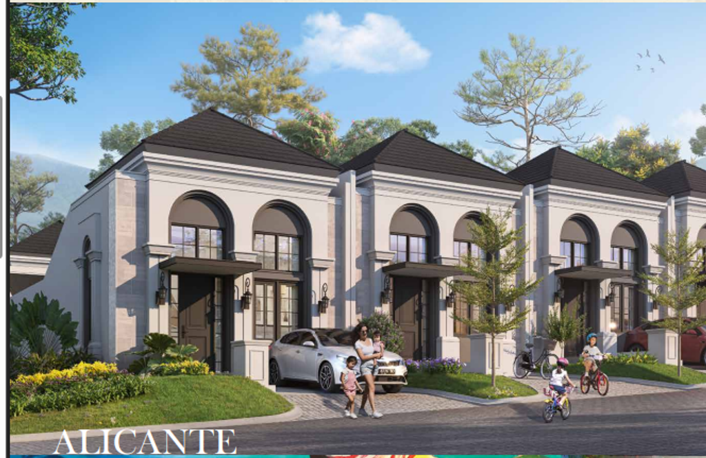 foto tampak rumah tipe ALICANTE STD - CHI perumahan PERUMAHAN CITRA CITY SENTUL KAWASAN REGULER 1