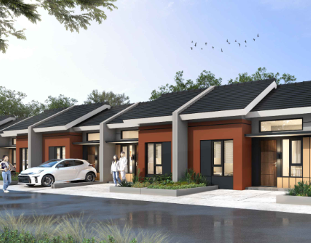 foto tampak rumah tipe FLPP 36/84 185.000.000 perumahan PERMATA PURI HARMONI