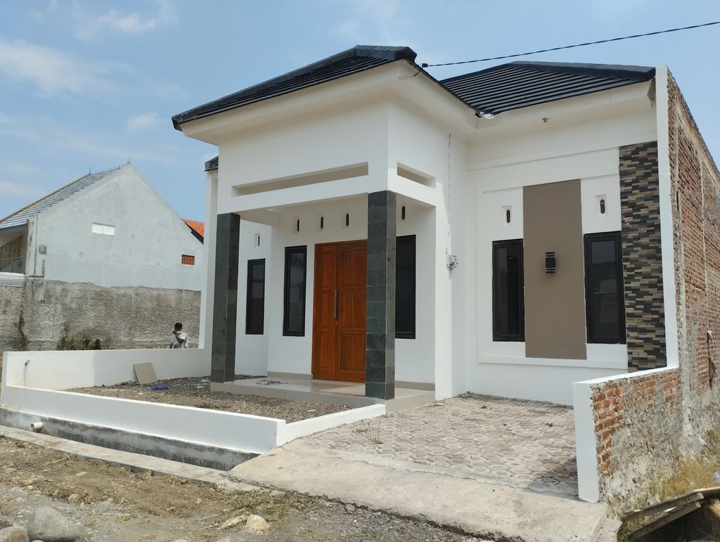 foto tampak rumah tipe 45/102 perumahan Griya Sakinah 2