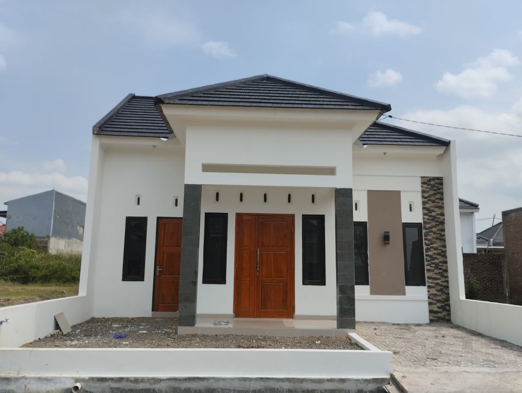 foto tampak rumah tipe 60/156 perumahan Griya Sakinah 2