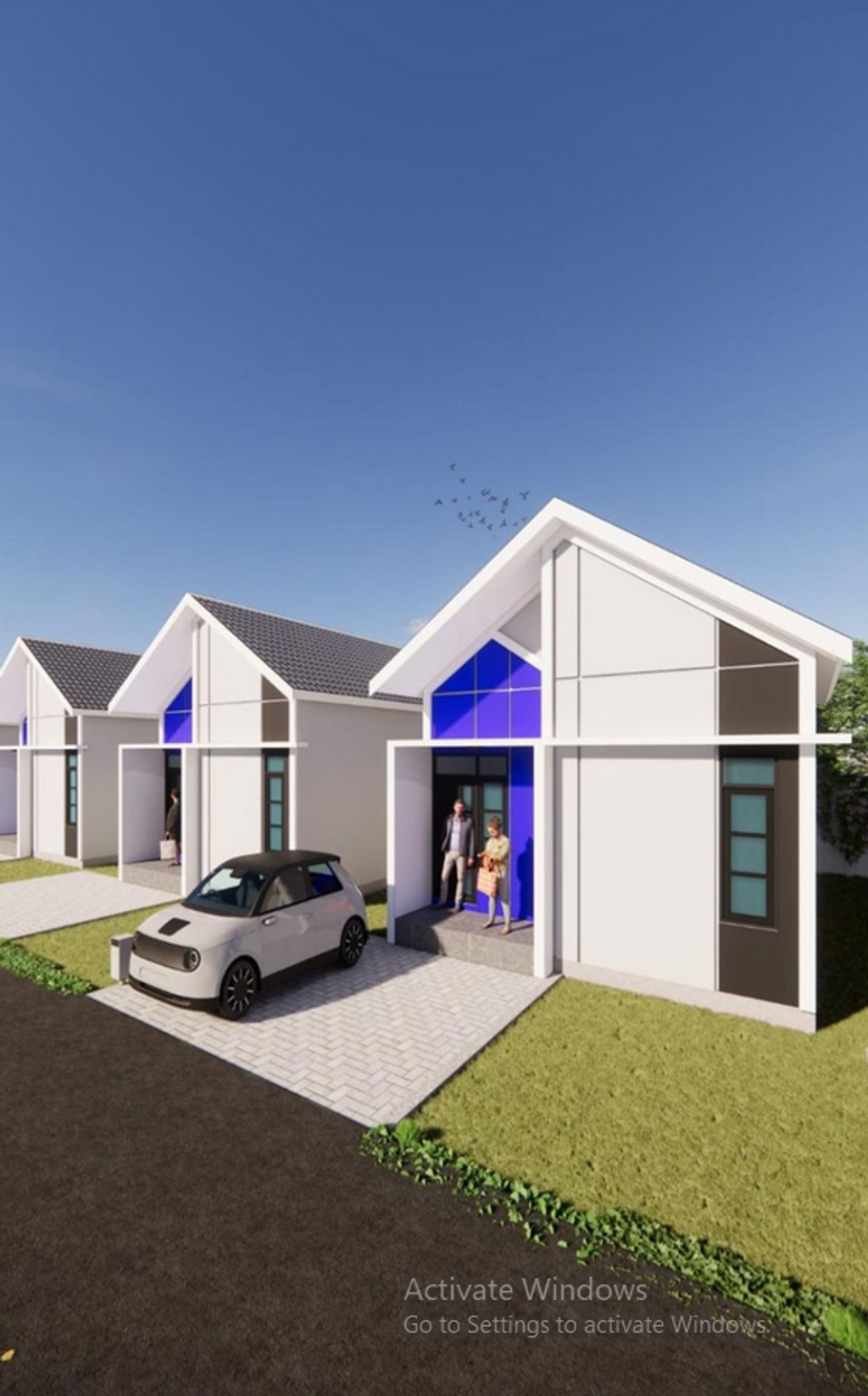 foto denah rumah tipe KAVLING 20 perumahan Perumahan Permata Residence 3 Sekumpul