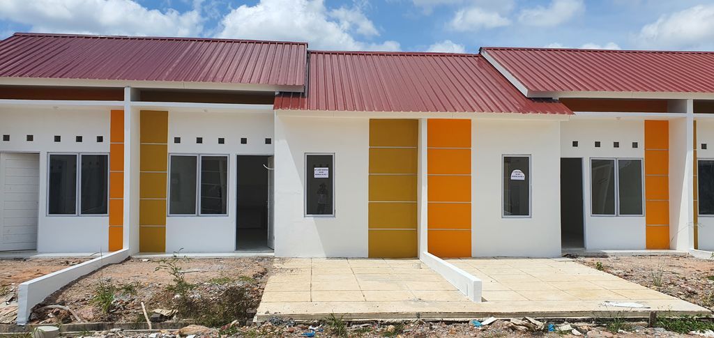 foto tampak rumah tipe 30/60 perumahan PERUMAHAN SP LAND MARINA