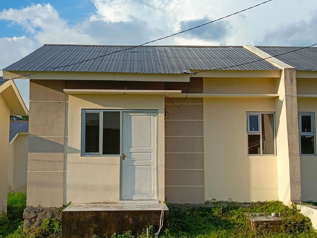 foto tampak rumah tipe 36/105 perumahan DE'PREMIUM MATUNGKAS TAHAP 2