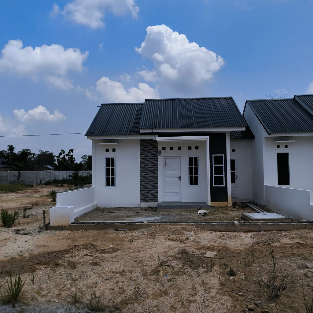 foto tampak rumah tipe 36 perumahan Cikara Green