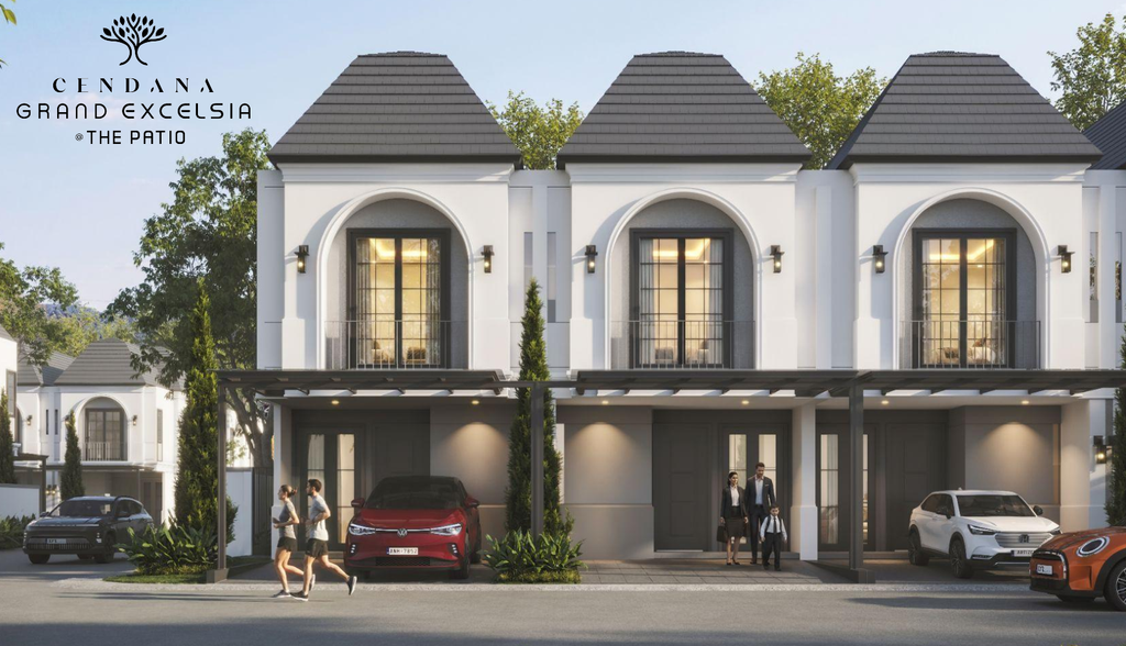 foto tampak rumah tipe Grand Excelsia 5.5 perumahan WATERFRONT ESTATE
