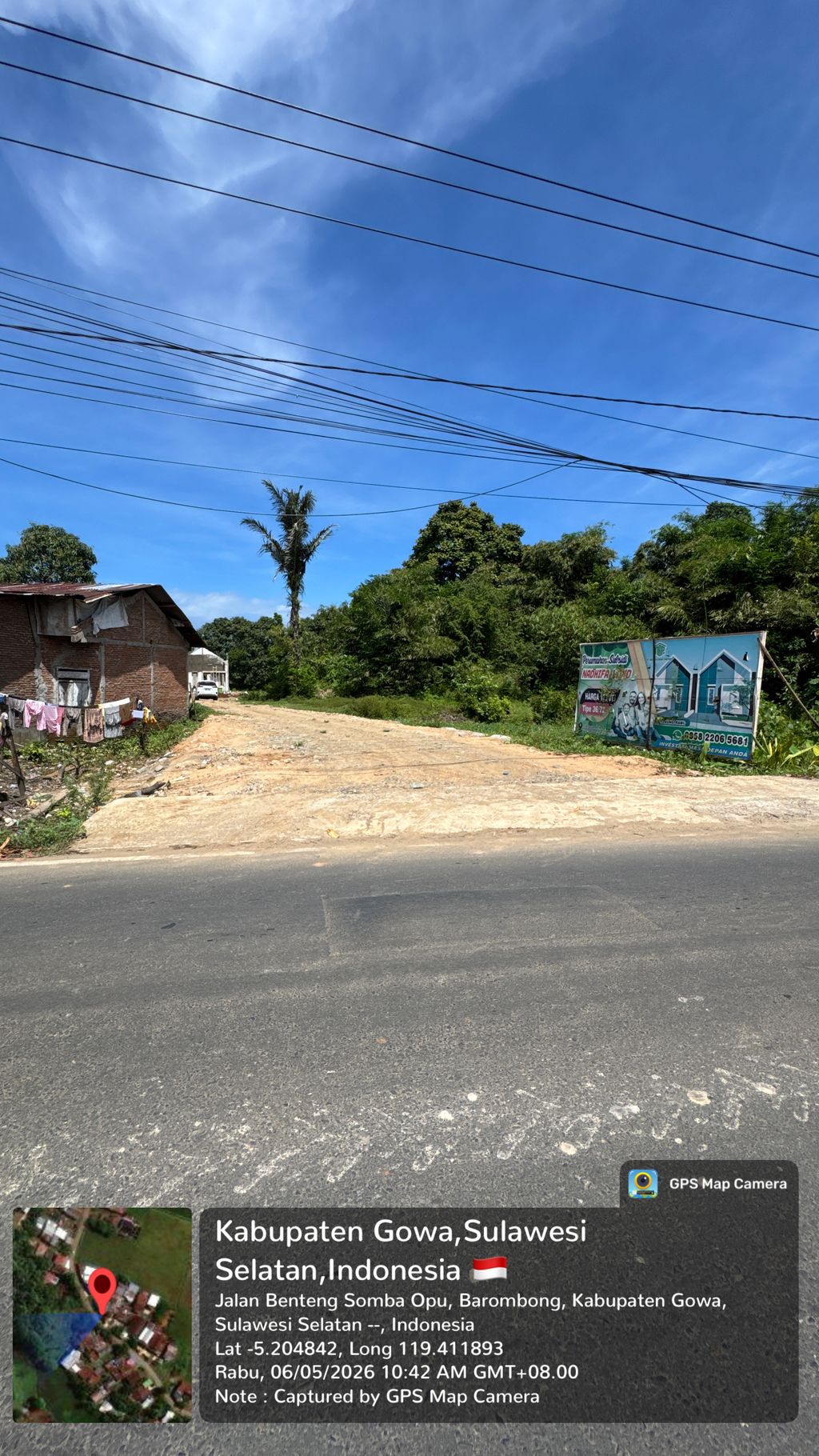 foto gerbang perumahan NADHIFA LAND