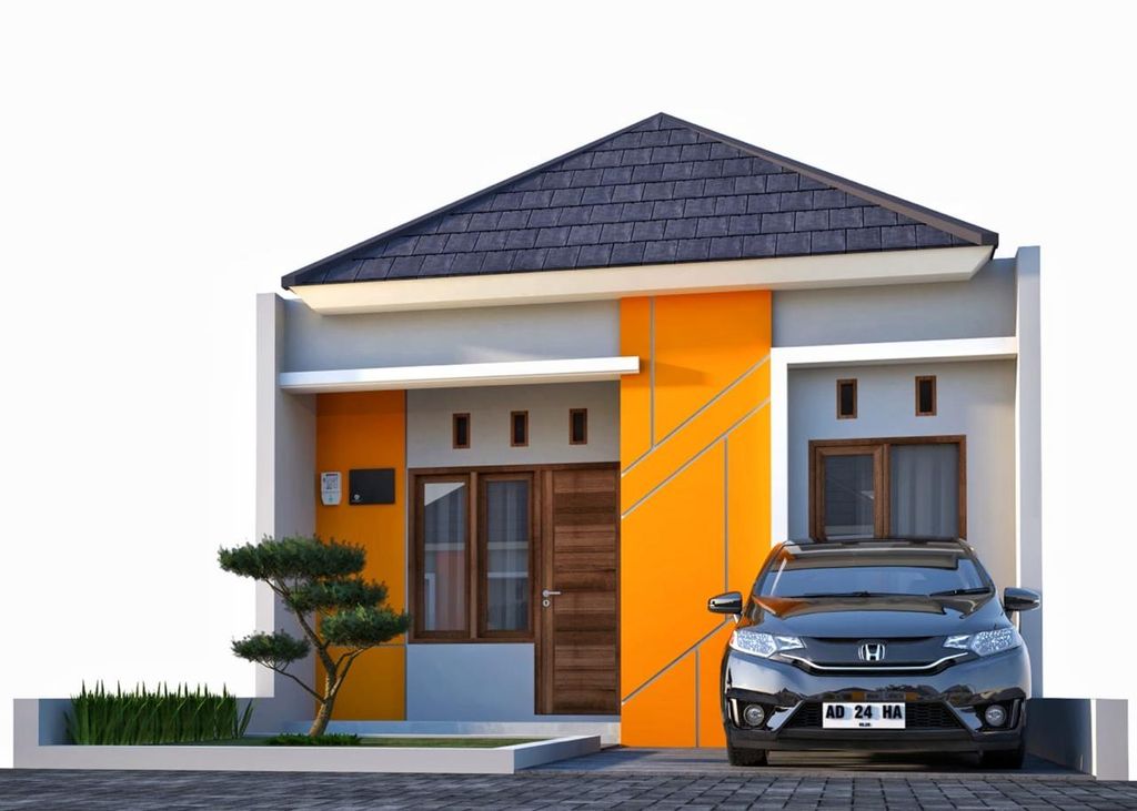 foto tampak rumah tipe 30 perumahan PERMATA CITRA RESIDENCE