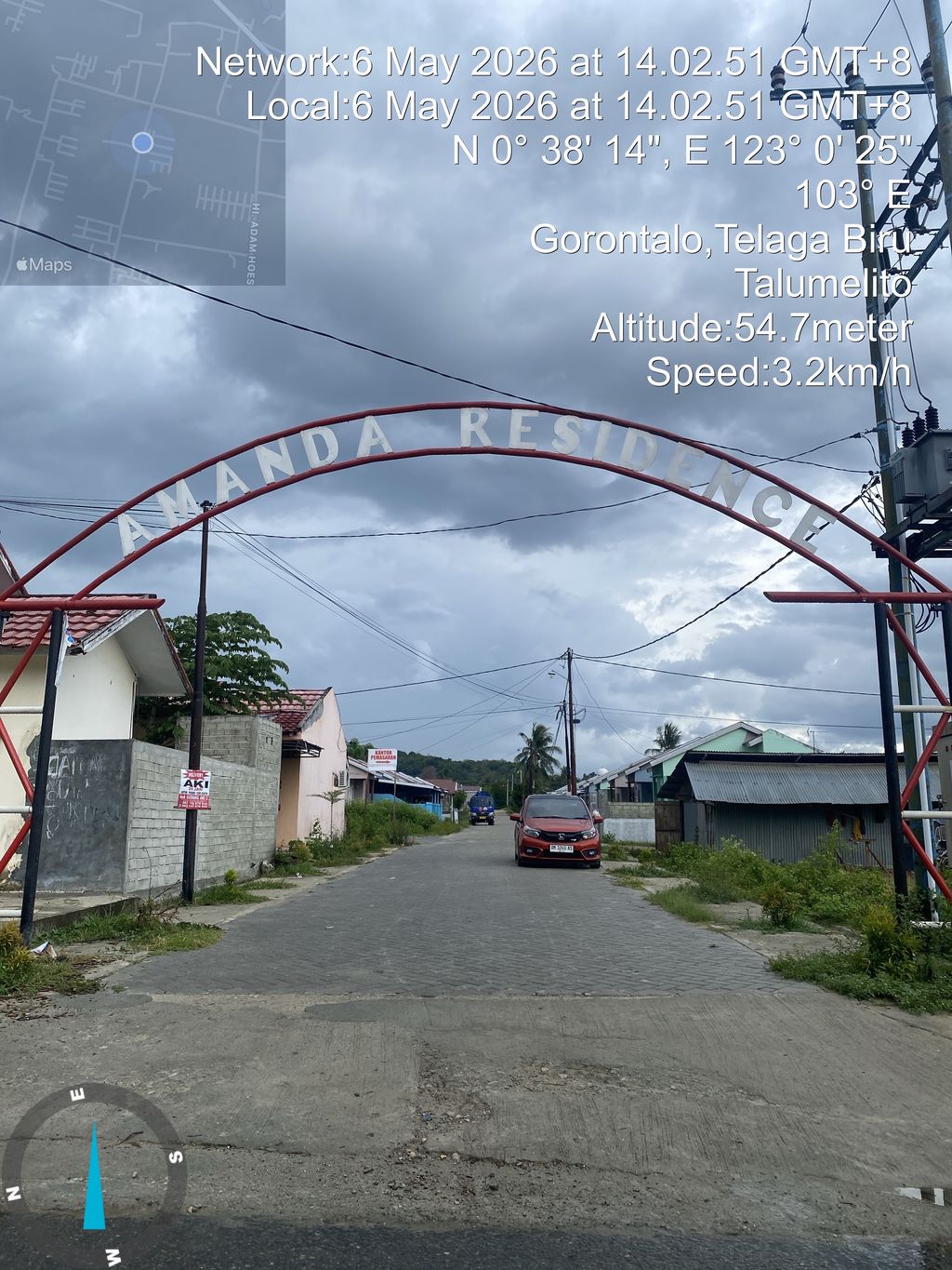 foto gerbang perumahan AMANDA RESIDENCE (Tahap III)