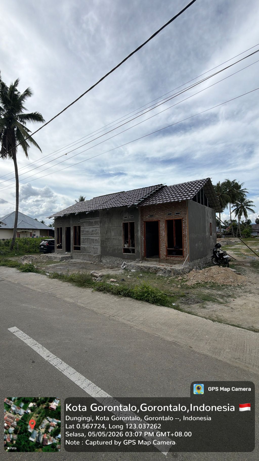 foto tampak rumah tipe Subsidi 36/108 perumahan GRIYA ANUGERAH 1