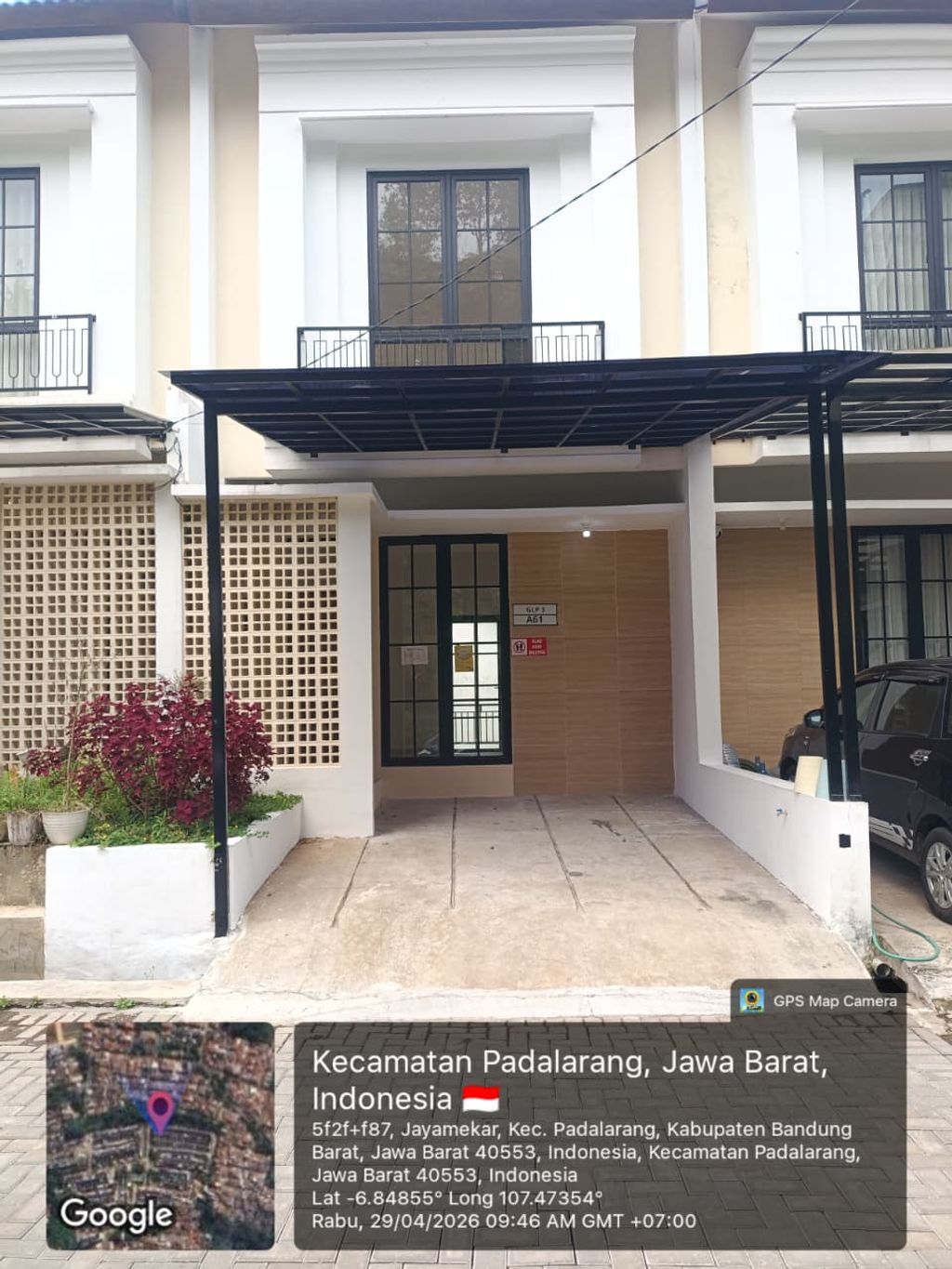 foto tampak rumah tipe 54 Compact Classic CL (462) perumahan G-Land Padalarang Residence 3