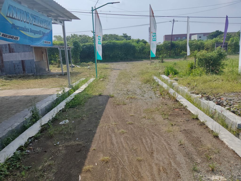 foto gerbang perumahan Bougenville Permai