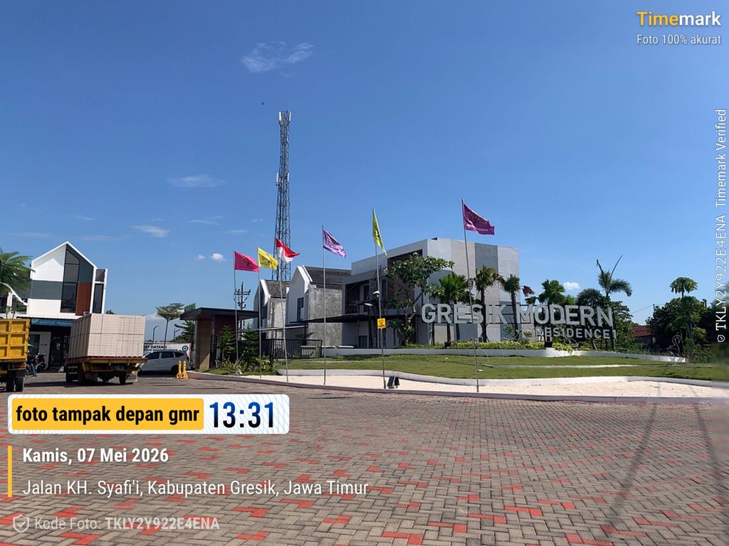 foto gerbang perumahan GRESIK MODERN RESIDENCE