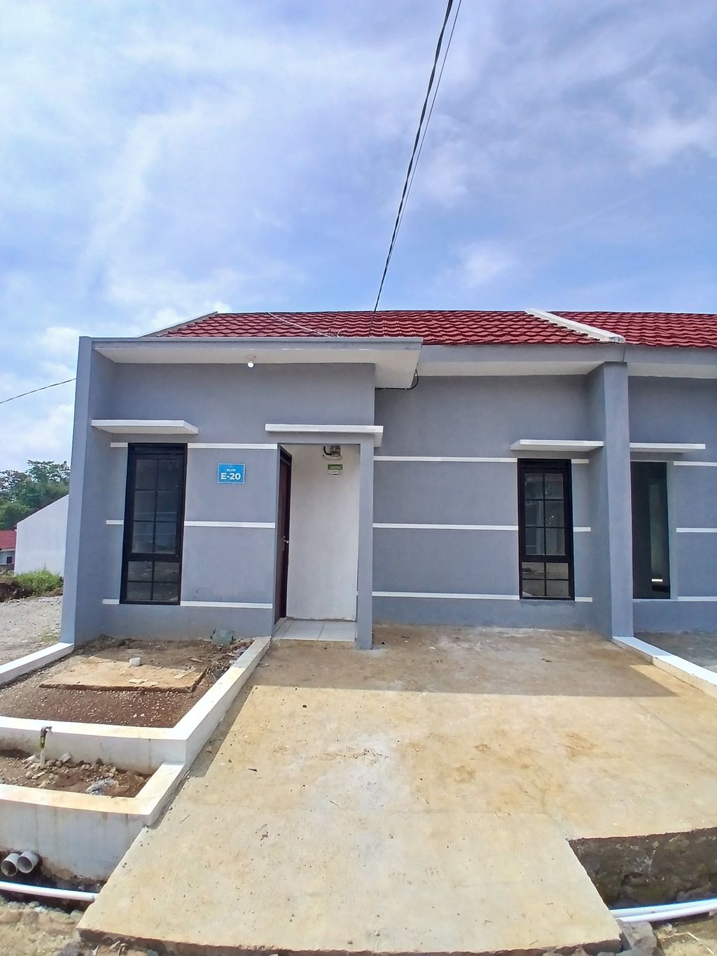 foto tampak rumah tipe Subsidi Kanaya Samarang Risidence perumahan Kanaya Samarang Residence