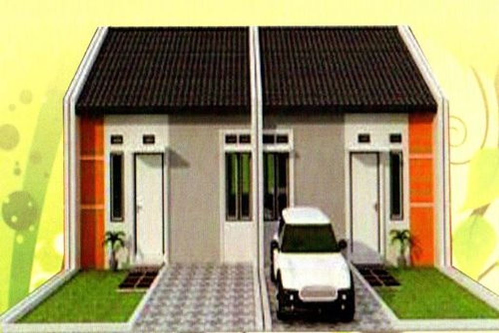 foto tampak rumah tipe 36 perumahan Grand Green residence Padang alipan