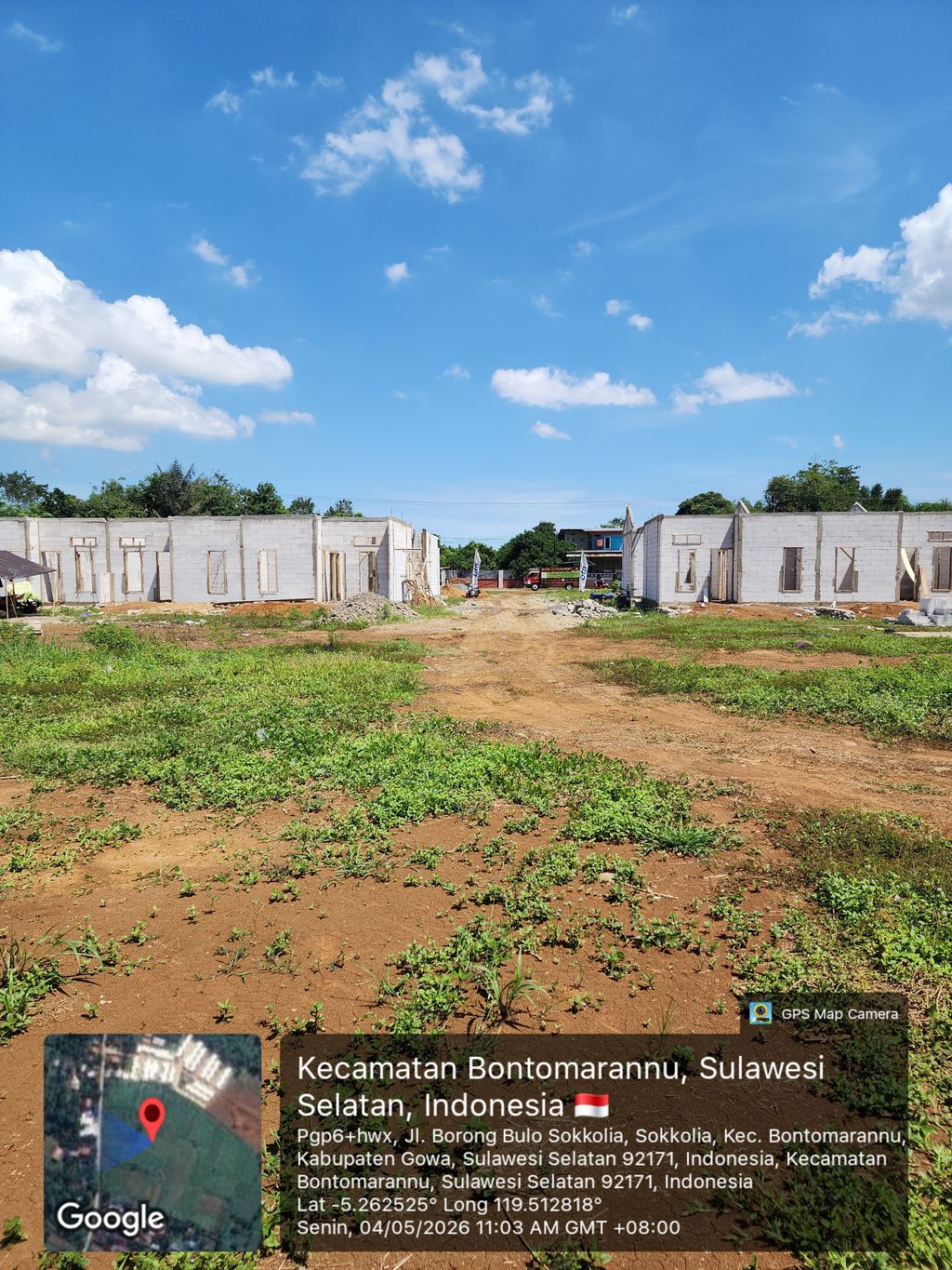 foto posisi tengah perumahan Sokkolia Pratama Land