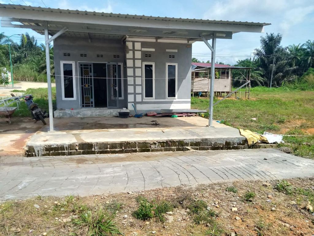 foto tampak rumah tipe SUBSIDI perumahan Griya Menteng Raya Perdana