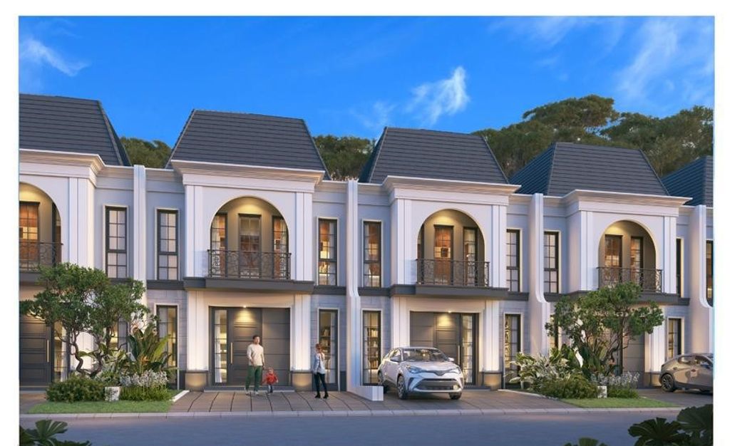 foto tampak rumah tipe YORK MD3/09 perumahan CITRALAND KAIRAGI MANADO
