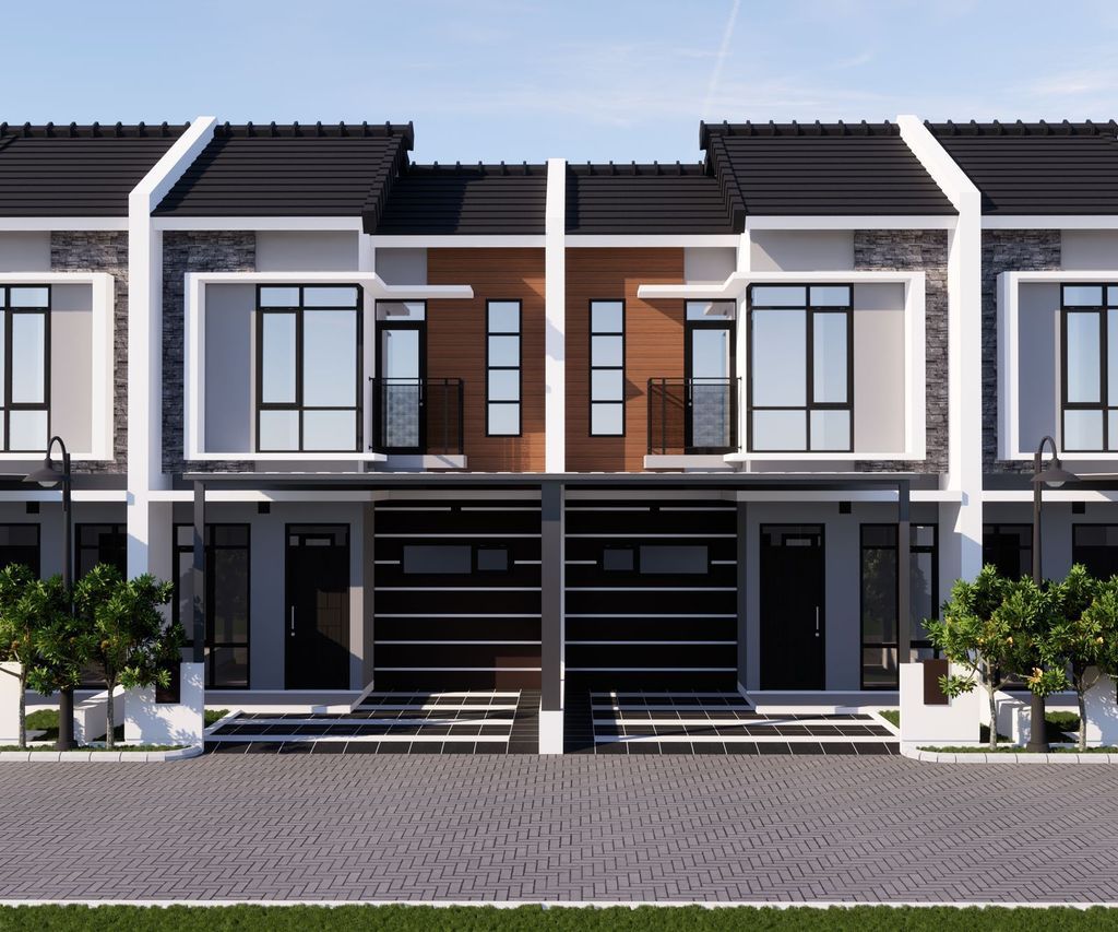 foto tampak rumah tipe CS perumahan Citra Symphony