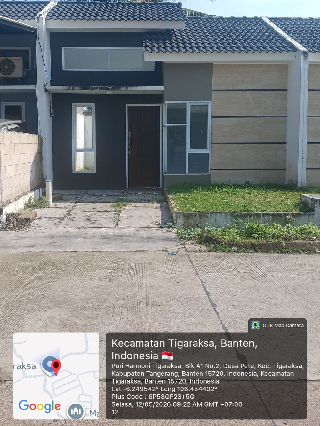 foto tampak rumah tipe 30/72 Subsidi perumahan PURI HARMONI TIGARAKSA