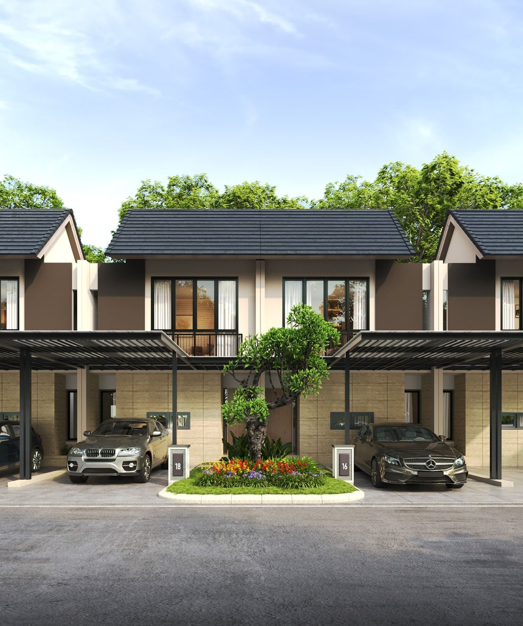 foto tampak rumah tipe 6 x 14 (-) perumahan The Mutiara Springs