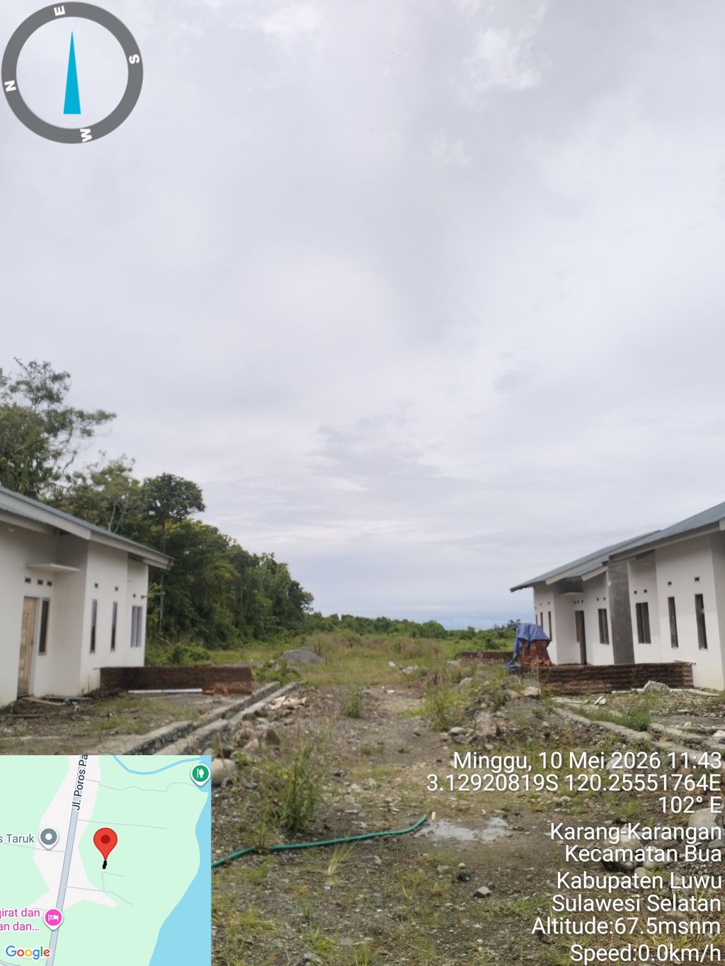 foto posisi tengah perumahan PESONA RAYA RESIDENCE