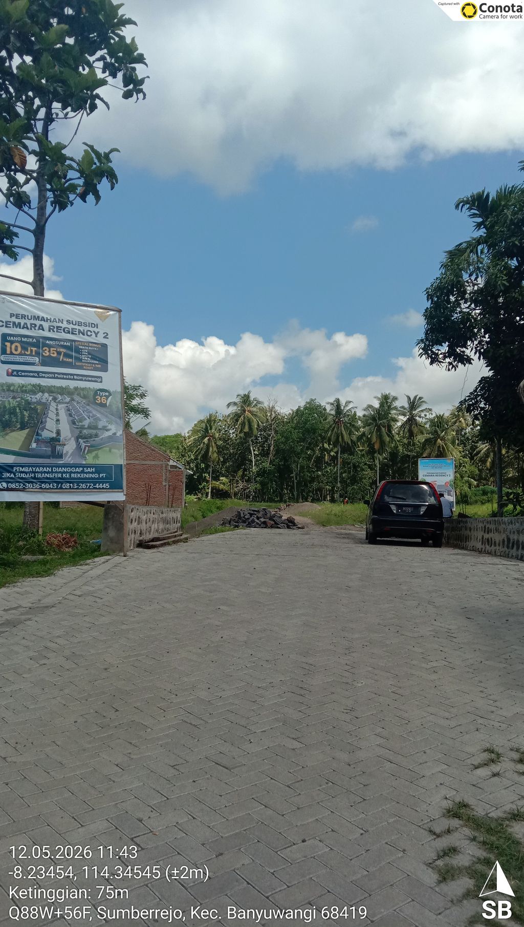 foto gerbang perumahan CEMARA REGENCY 2