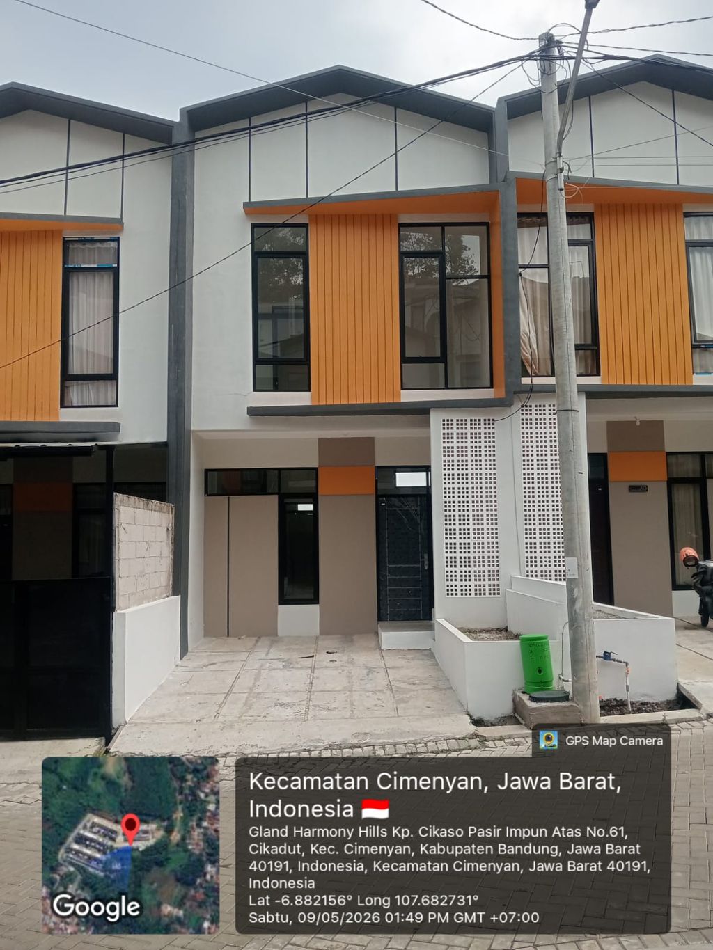 foto tampak rumah tipe 38 Cozy Level Minimalis (2 KT) (457) perumahan G-Land Harmony Hills