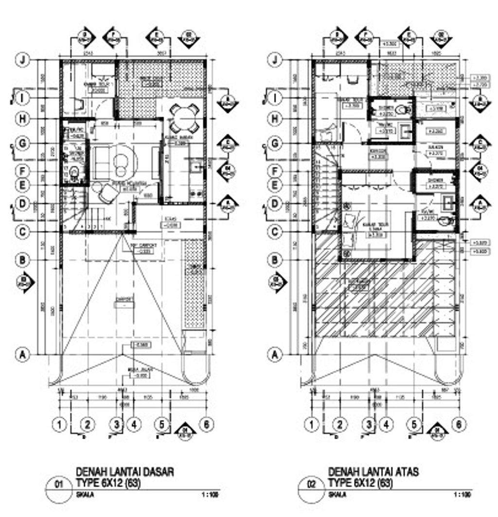 foto denah rumah tipe 63 BANYAN perumahan CENDANA RESIDENCE 2