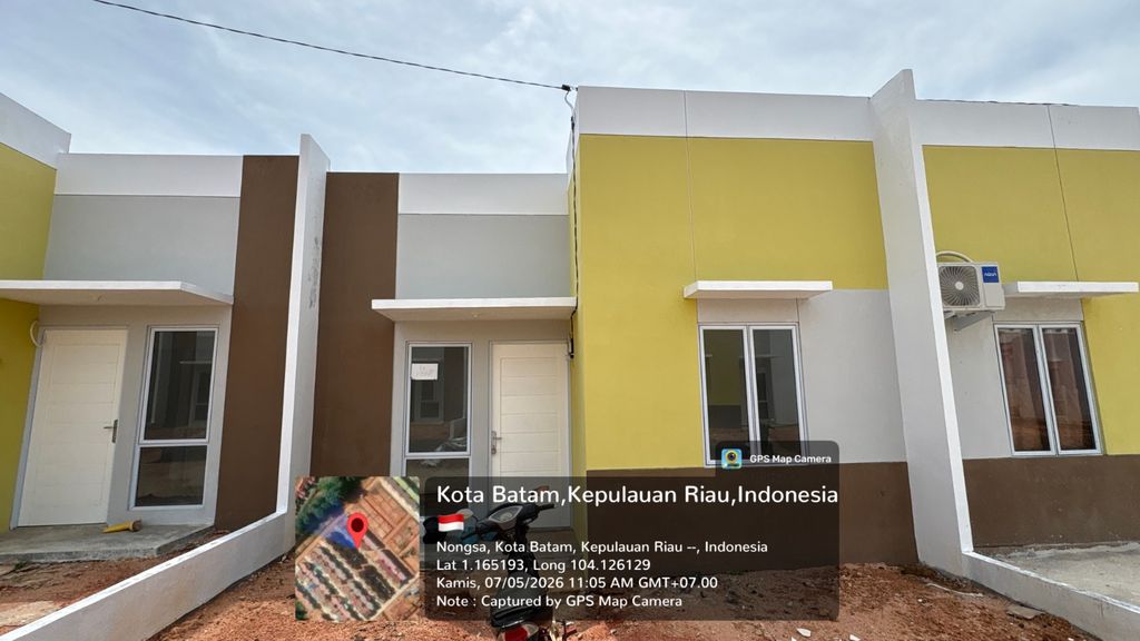 foto tampak rumah tipe 28 perumahan PRASETYA RESIDENCE