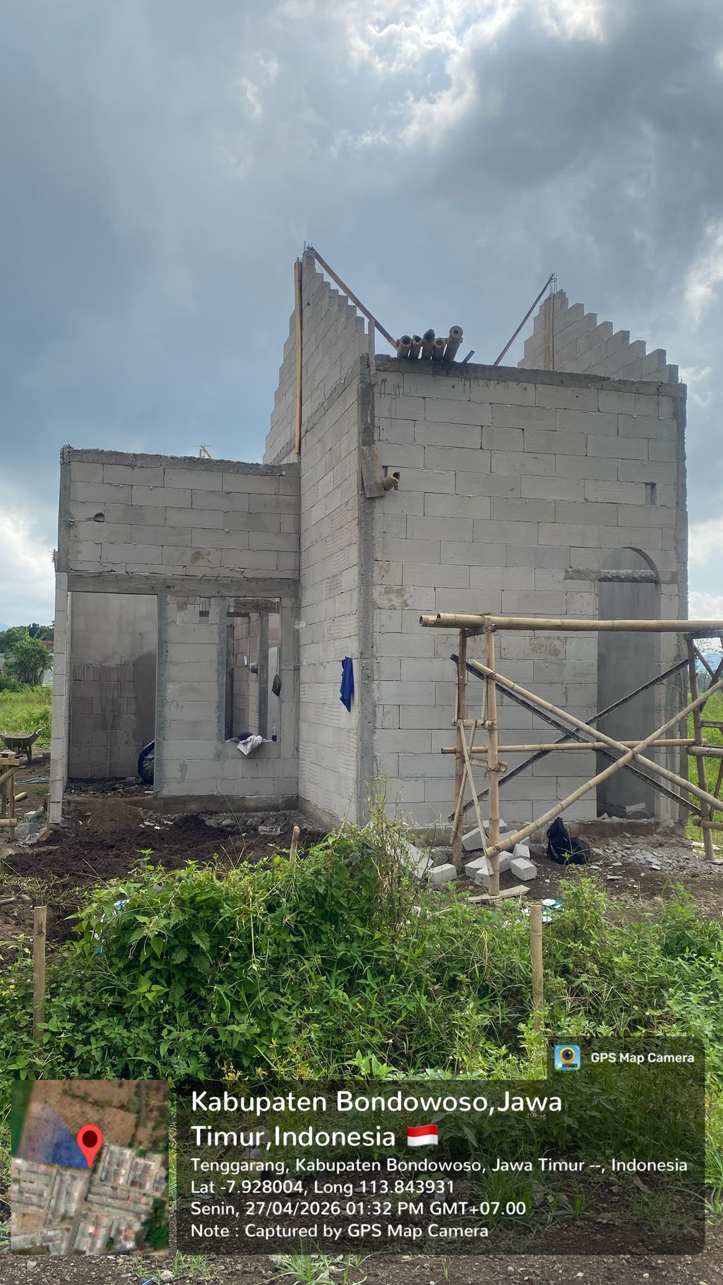 foto tampak rumah tipe 30 perumahan Perumahan Permata Bataan Tahap 2