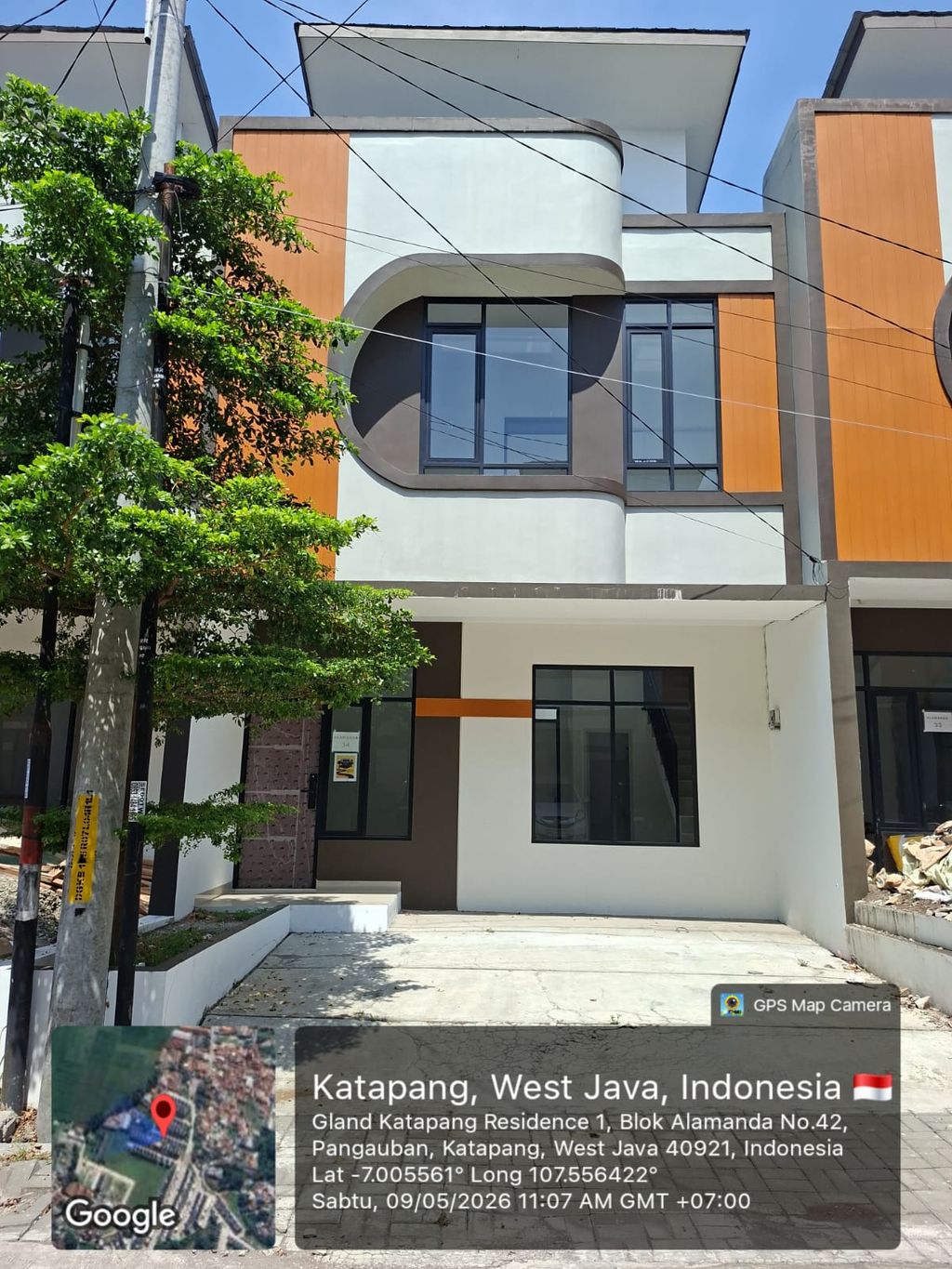 foto tampak rumah tipe 60 Compact 3 Kamar HC (574) perumahan G-Land Katapang Residence 1