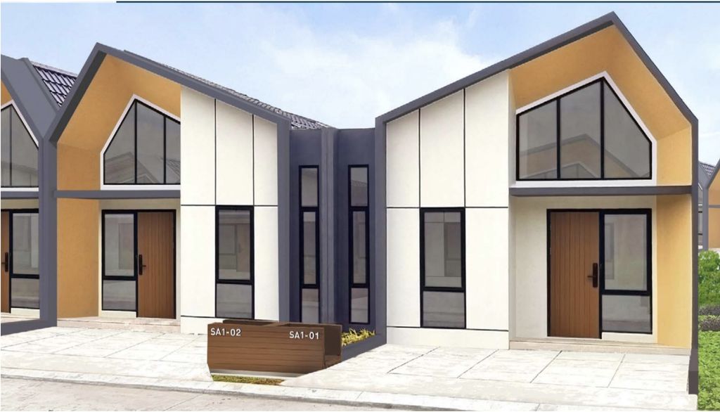 foto tampak rumah tipe ASHTA SUITE HOOK 135 (JAN 26) perumahan Cluster Sriwijaya - Darmawangsa Residence Bekasi