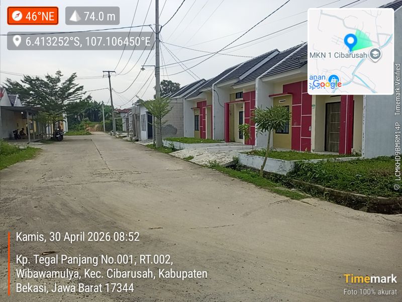 foto posisi tengah perumahan KHARISMA CAHAYA RESIDENCE