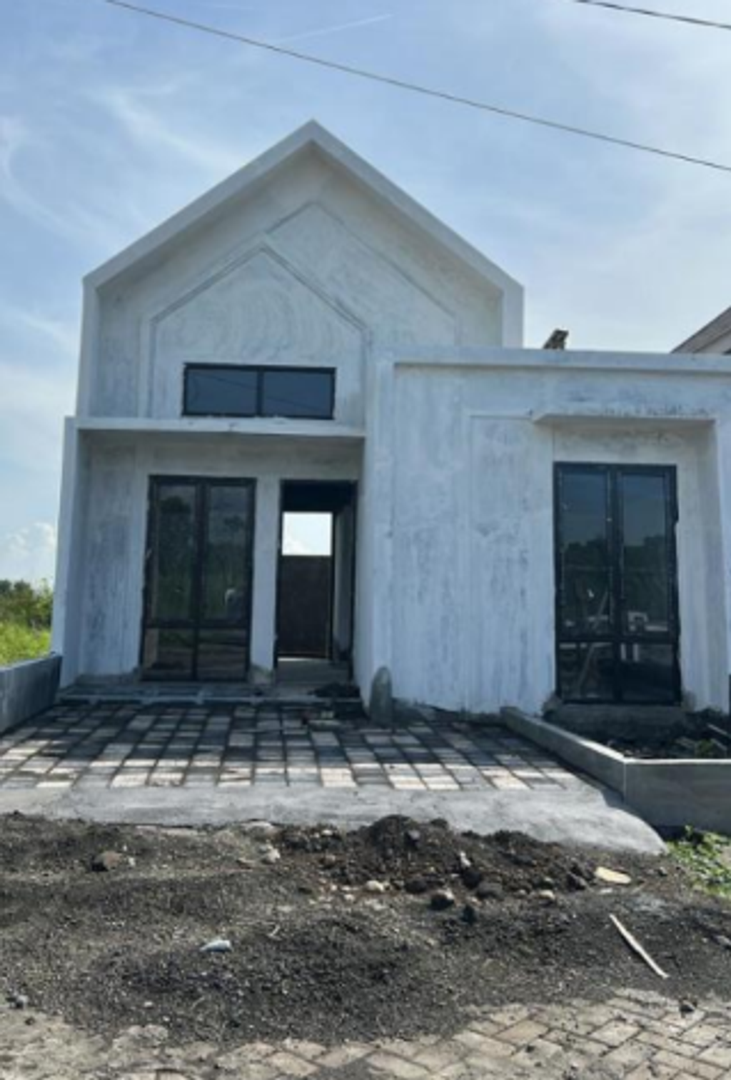 foto tampak rumah tipe 36/72 perumahan Bangil Kota Baru Extend